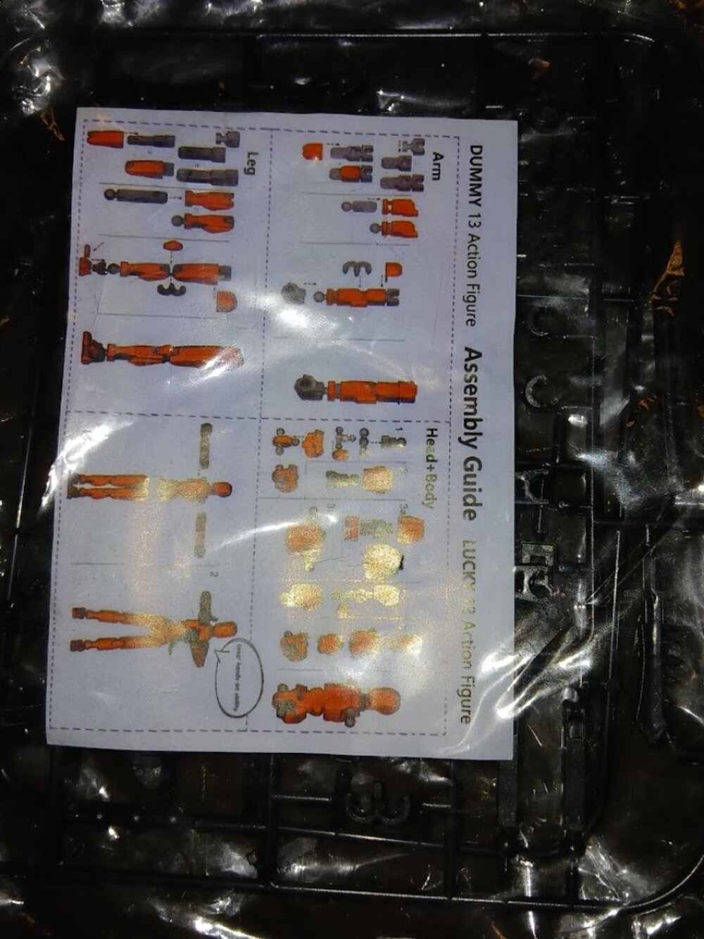 plastic test dummy kit